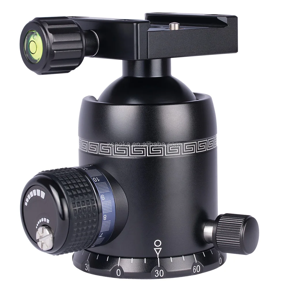 
360 degree panoramic aluminum alloy tripod ball head for camera 