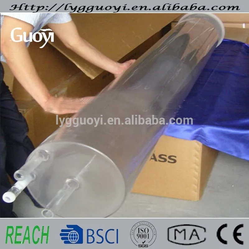 большого диаметра кварцевой трубчатой печи