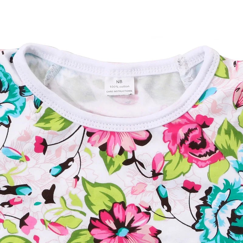 
baby clothes romper newborn baby floral gown with long sleeve 