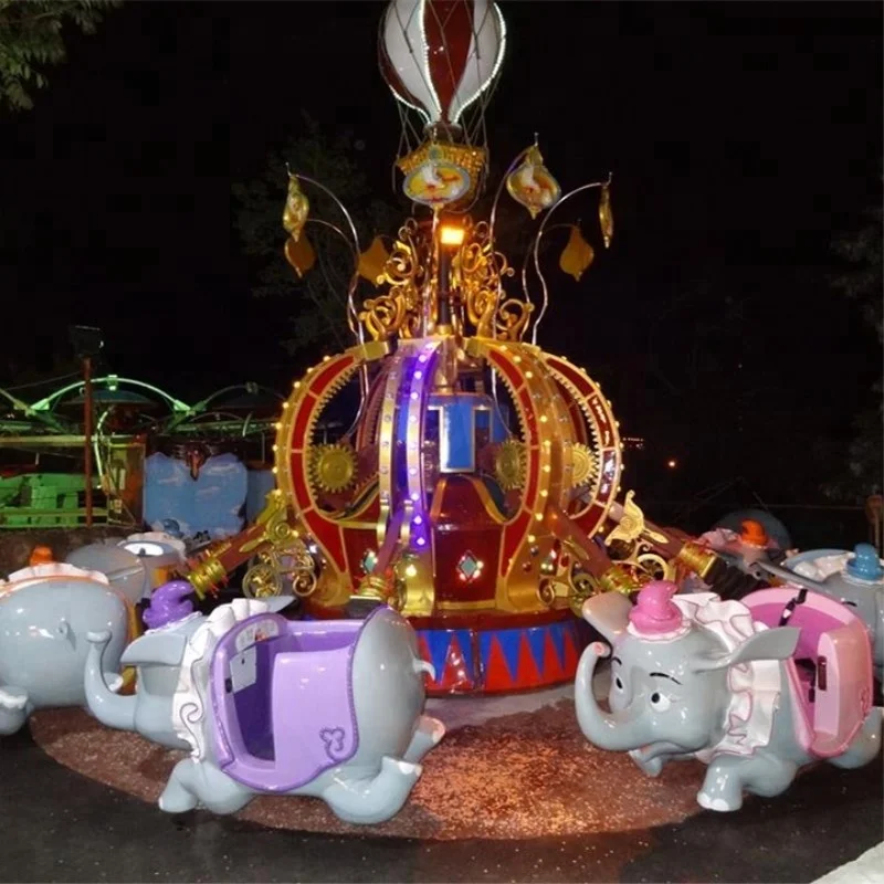 BAOLURIDES Flying elephant kids play park amusement park game