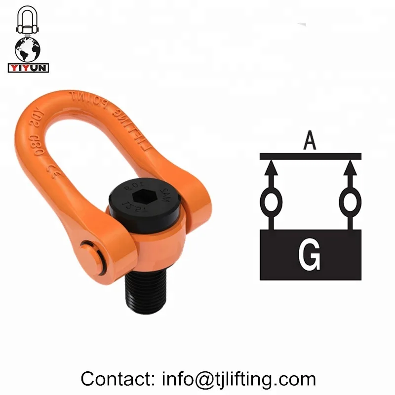 industrial safety m36 swivel hoist shackle lifting