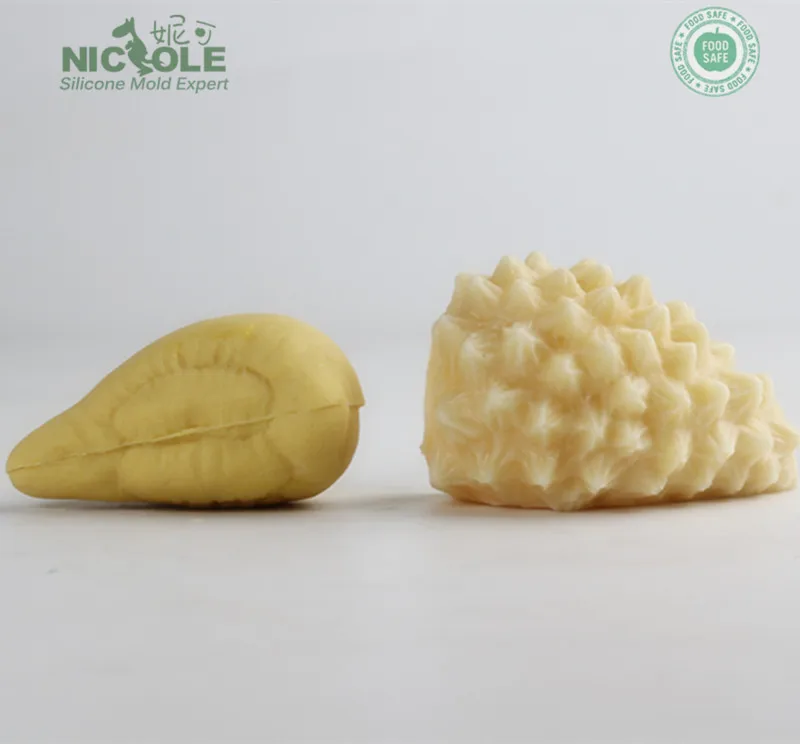 Nicole New 3D DIY Durian Silicone Cake Molds Custom Silicone Molds Making Molds