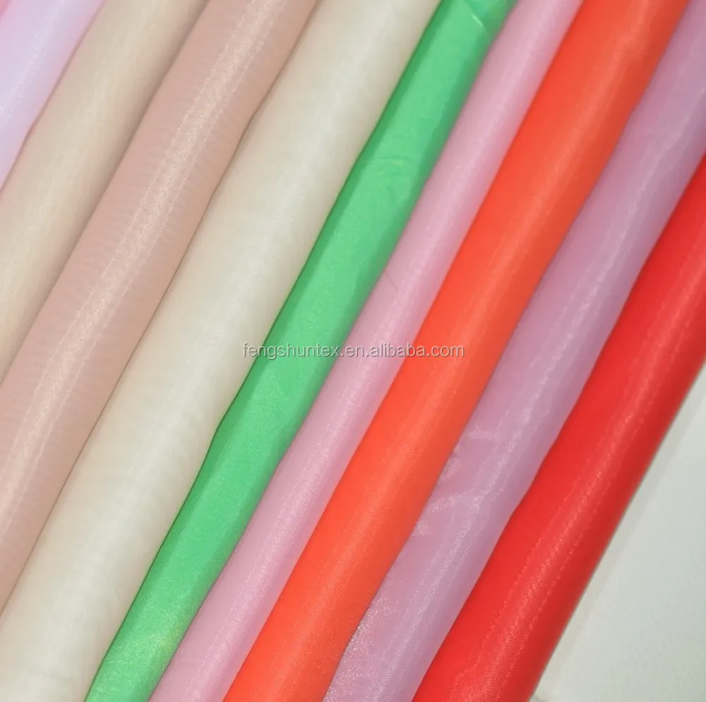 100% Nylon Material organza fabric