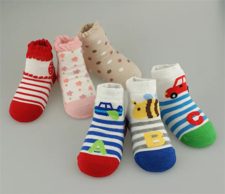 Нескользящие Детские хлопковые носки с логотипом на заказ