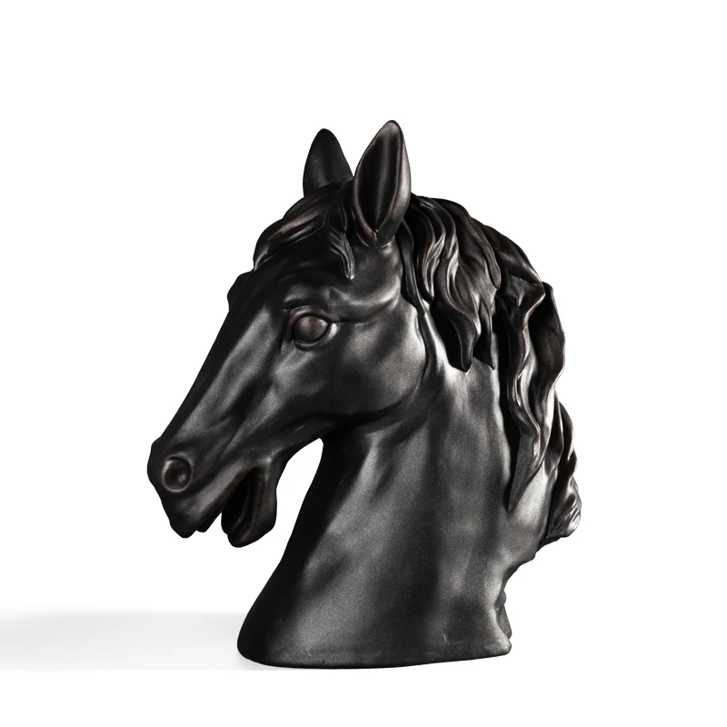 
Display Delicate Horse Head Shape High Quality modern minimalist model home creative cabinet artwork 