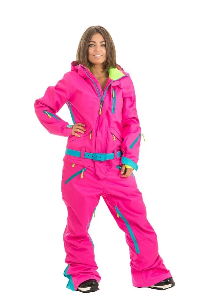 New Design Ski Jumpsuit Fashion One Piece Snow Suits Adults
