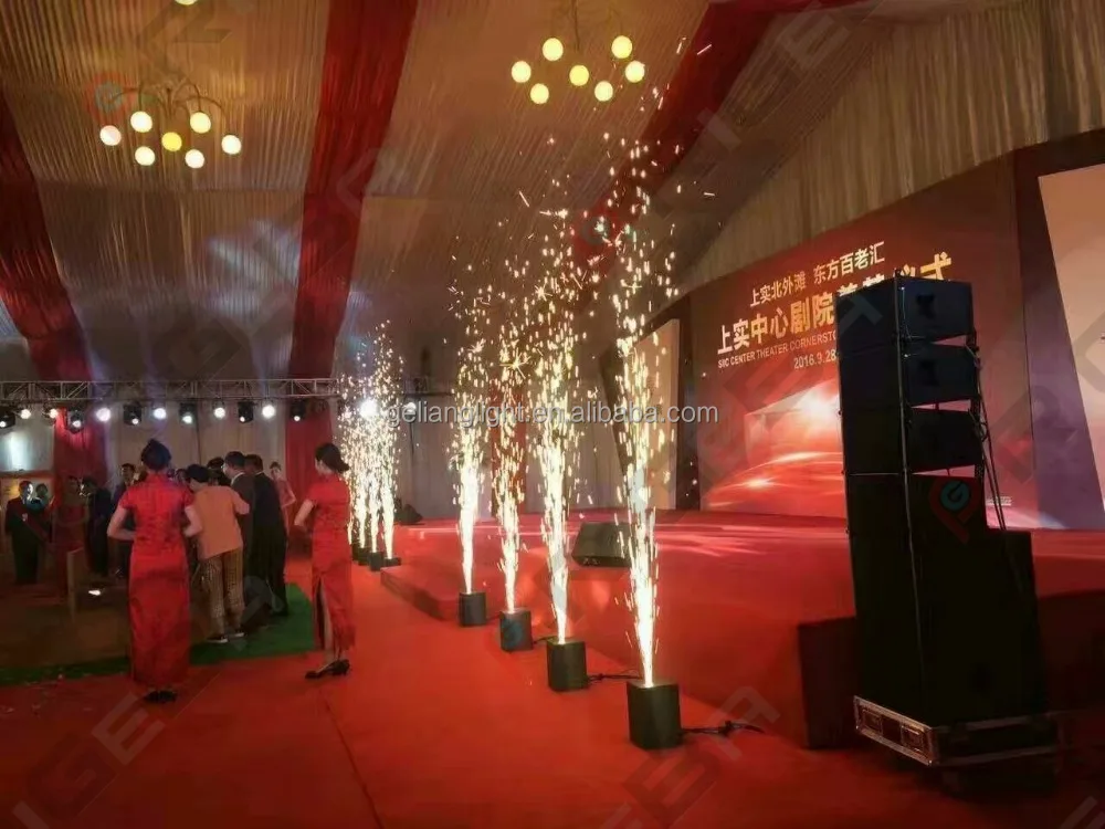 flame homemade fireworks but harmless spark machine DMX for event stage lighting equipment party celebration