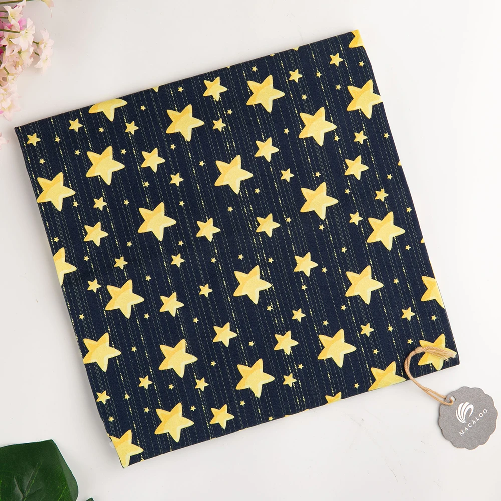 Custom fabric printing stretch cotton jersey knit cloth material fabric