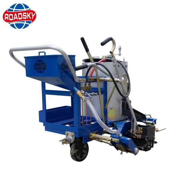 traffic line marking project thermoplastic line striping machine