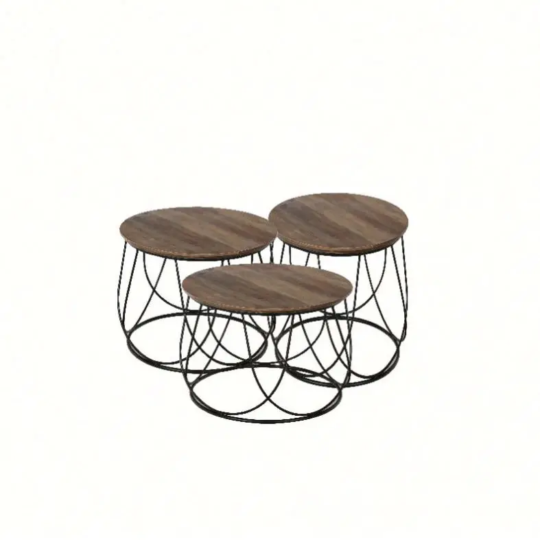 Китайский Стандартный журнальный столик размер круглый стеклянный стол сверху металлическая поддержка