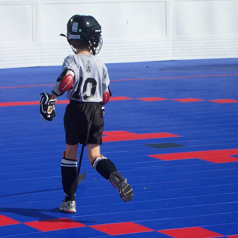 ZSFloor Factory Price Hockey Court PP Plastic Modular Indoor Hockey Flooring