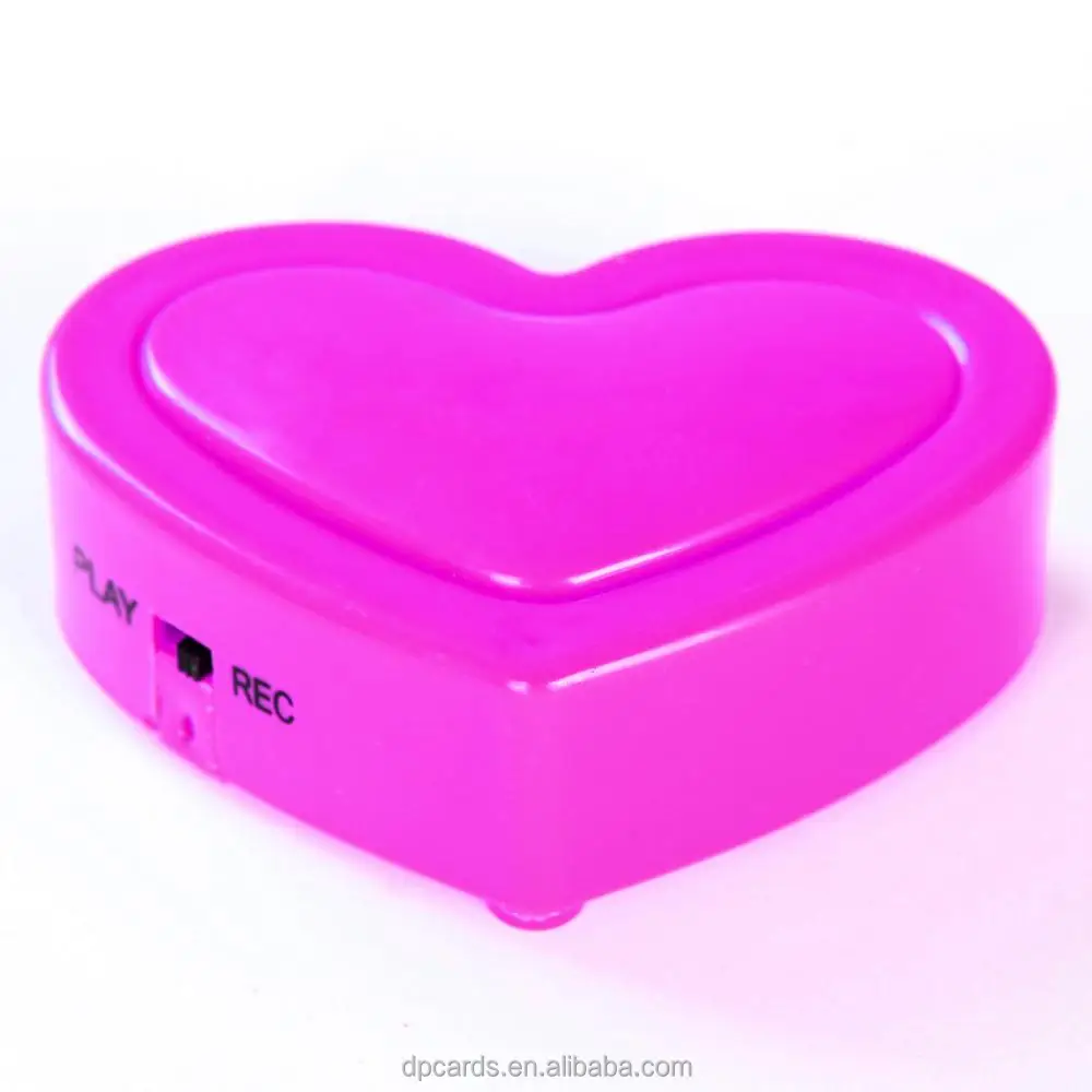 Wholesale heartbeat bear voice recorder recordable sound module voice recorder for toy teddy bear voice box