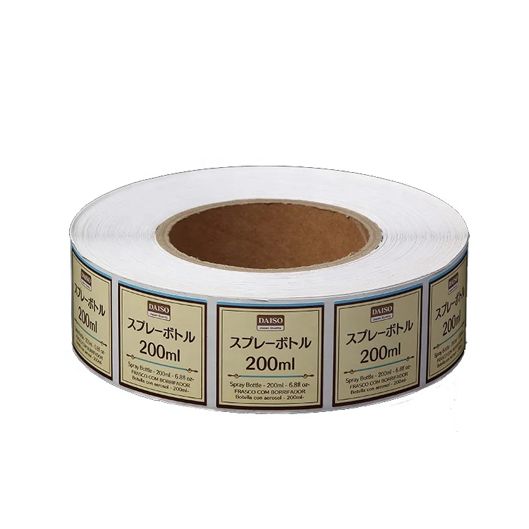 Custom Waterproof Shampoo Bottle Natural Cosmetic Private Label Sticker Logo Printing