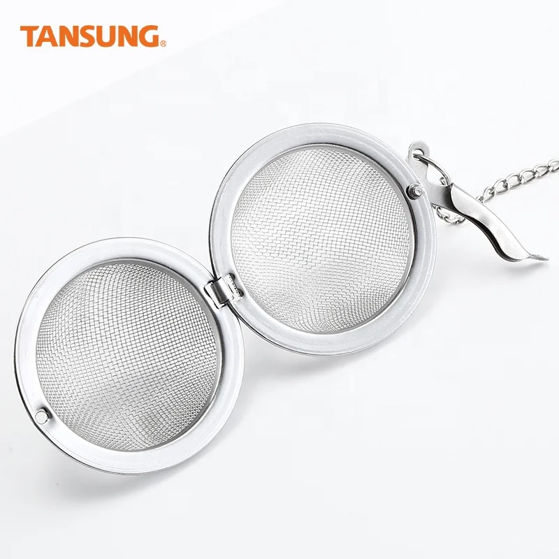 Custom Logo Cute Funny Eco-friendly Metal Stainless Steel Mini Travel Tea Infuser