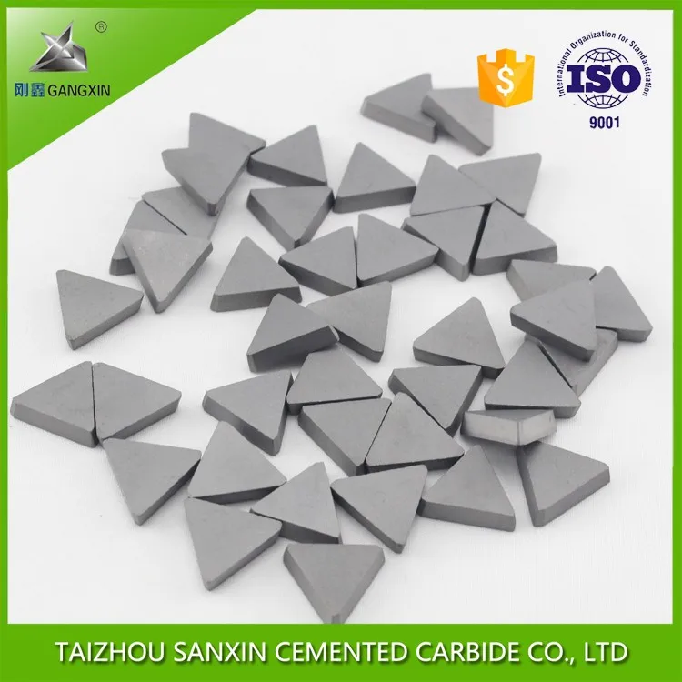 P30 carbide 3/4 triangle tungsten carbide tips milling tips blank sanxin