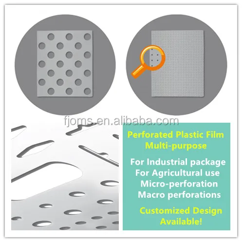 Воздухопроницаемая полиэтиленовая пленка с отверстиями