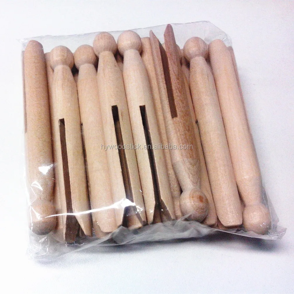 Custom Solid Small Round Wooden Dowl Wood DIY Cudgel Sticks