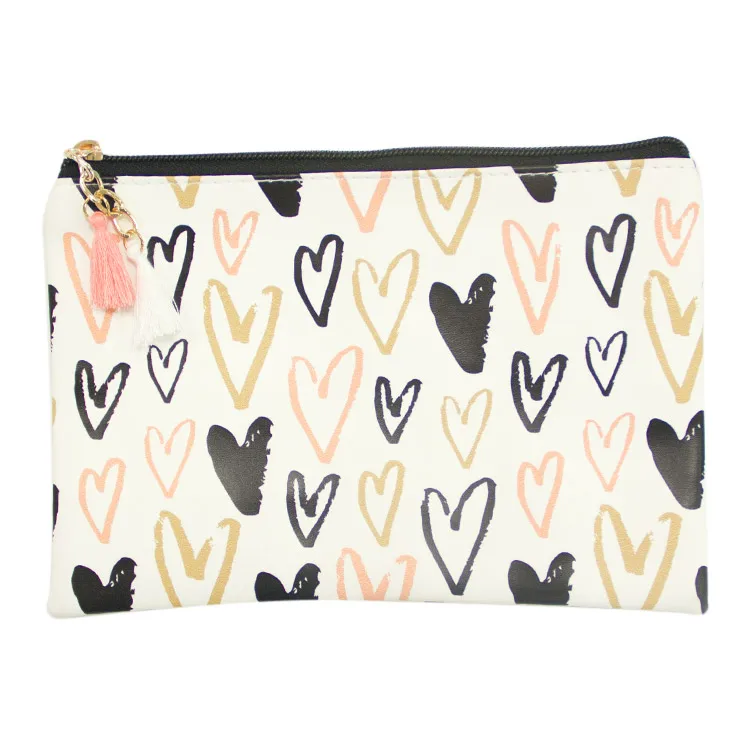 Promotional Zippered PU Pouch Wholesale Mini Cosmetic Bag