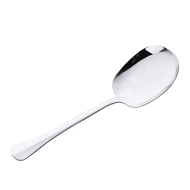 
Promotion metal serving spoon stainless steel table spoon 