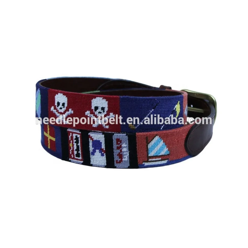 Мужской кожаный ремень с тиснением под заказ