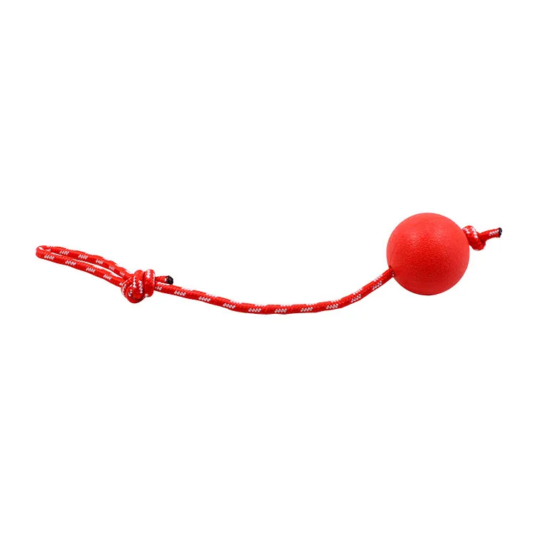 PTS-04 Dog Nibbled Ball Rope Solid Bite Resistant Ball Pet Training Toys