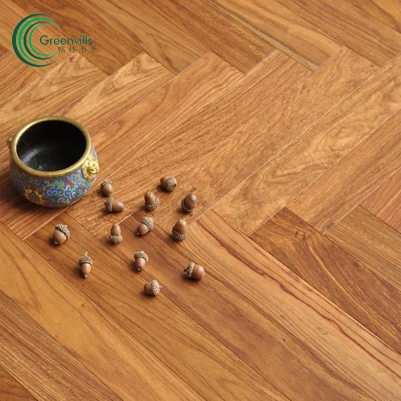 African padauk fishbone flooring padauk engineered wood parquet flooring factory prices herringbone floor