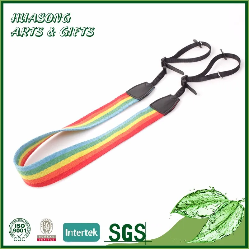 Wholesale Custom Good Quality Camera Strap Polyester Orange PURPLE Yellow BROWN Multi WHITE Black Green Blue GRAY Pink RED