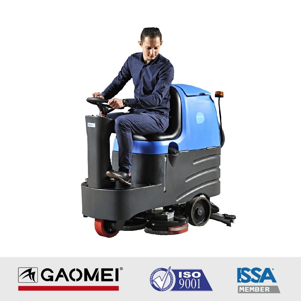 GM-AC ride on scrubber machine big brush factory floor cleaning machine auto floor scrubber