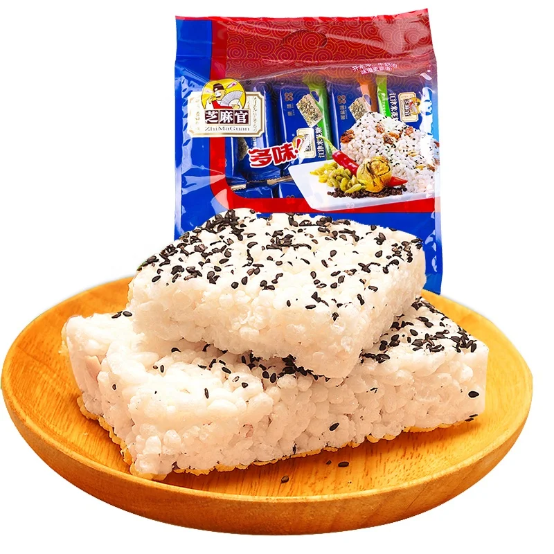 
Zhimaguan Chinese Delicious Food 300g Sweet Rice Cracker With Walnut Peanut 
