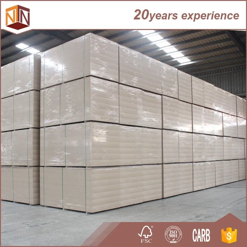 Factory Direct Supply Pine Wood Fiberboard Raw MDF Sheet