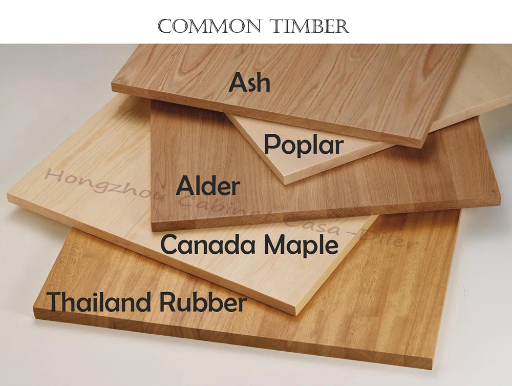 Kitchen Cabinet Imported Solid Rubber Wood Made