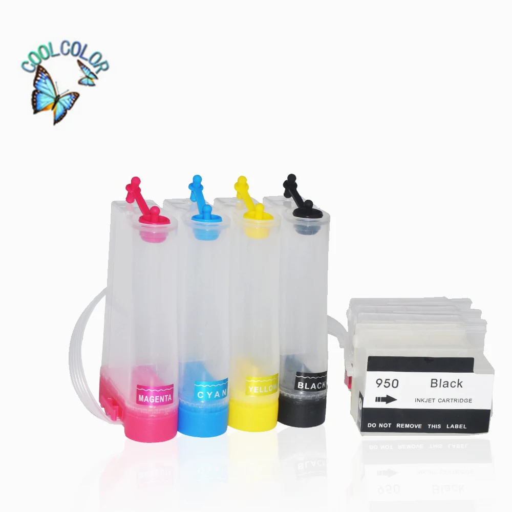 СНПЧ для hp 950/951 СНПЧ без чипа для hp officejet pro 8100/8600, чернильный картридж СНПЧ