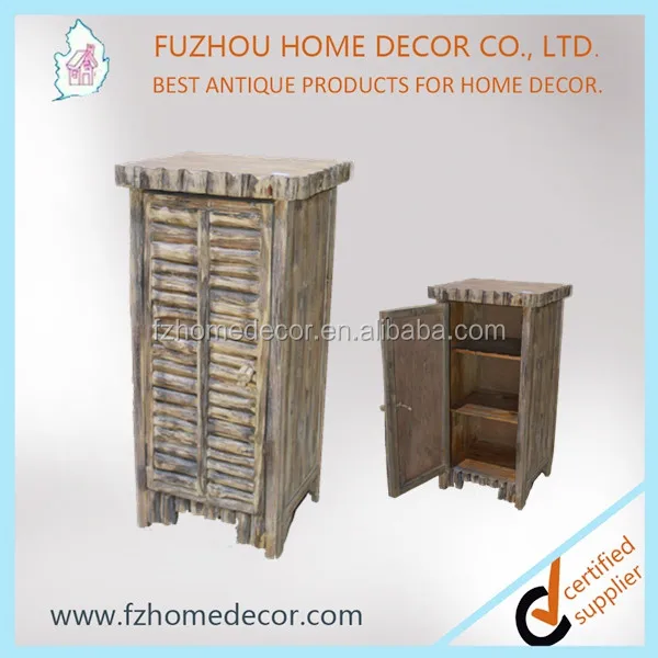 Forest theme natural wood used chest of drawers