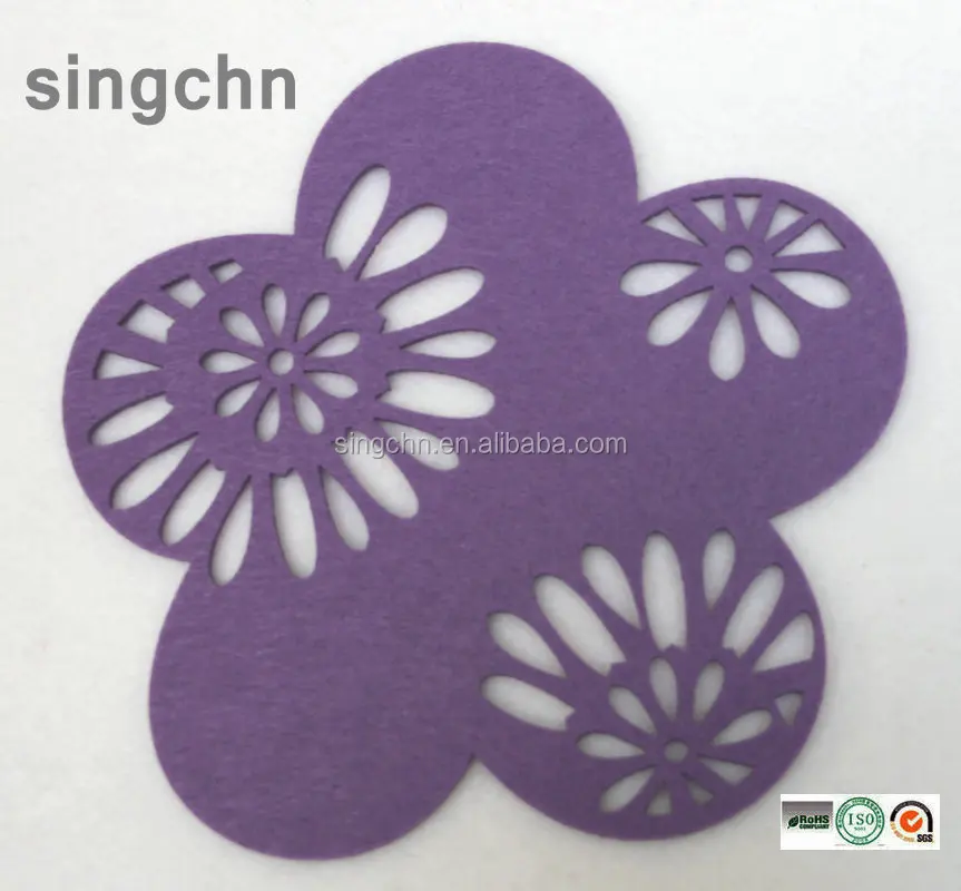 3mm felt cup coaster