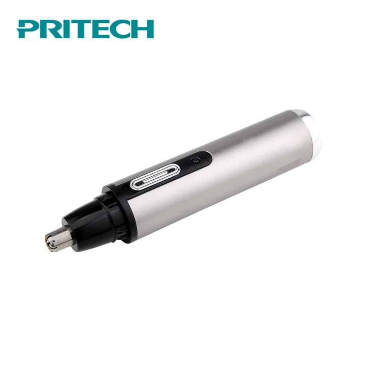 PRITECH Customized Replaceable Cutter Head Multi-Function Nose Hair Split Beard Trimmer For Men