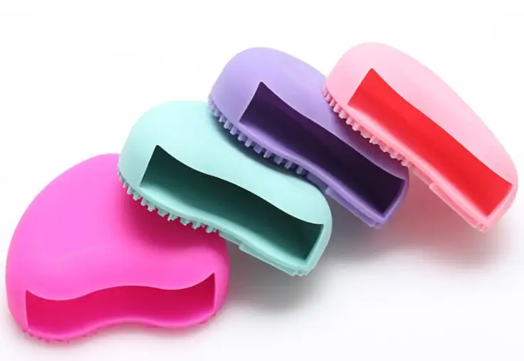 BUEYA Silicone Cleaning Eggs Brush Egg Cosmetic Brush Cleanser Make up Brush Cleaner