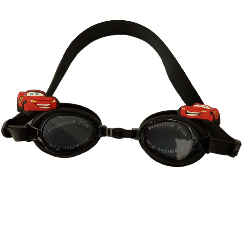 Лучшие водонепроницаемые Мультяшные силиконовые очки для плавания в форме автомобиля для детей