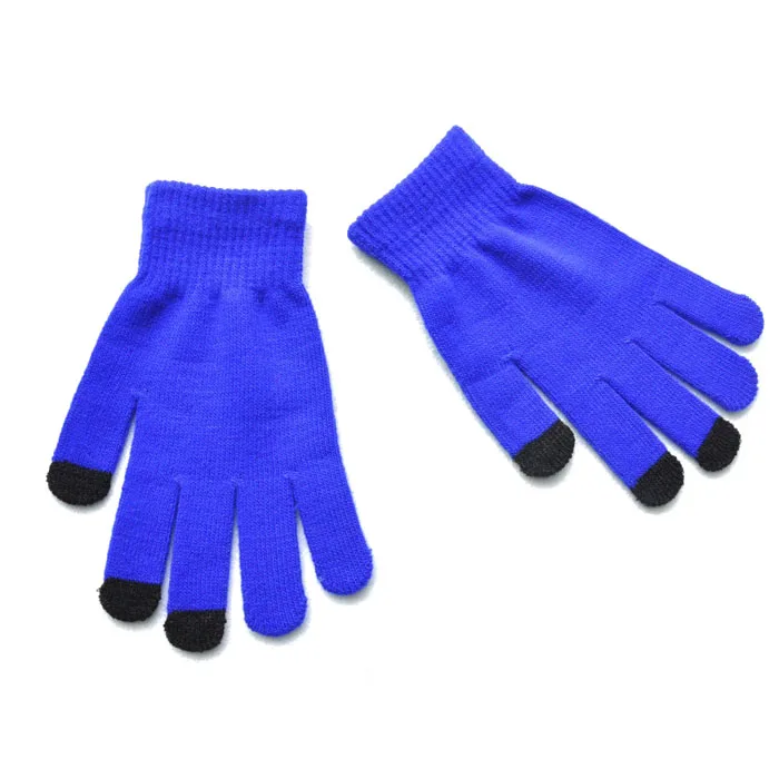 Customized Acrylic Mobile Phone Touch Sensor Screen Winter Gloves with Printing Logo