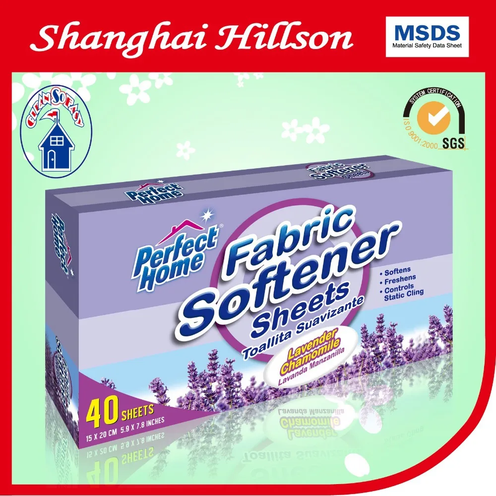 anti static dryer sheets manufacturer fabric conditioner sheet with wholesale price