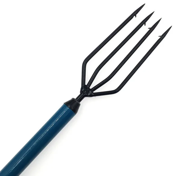 Fish Spear with Telescopic Aluminum/Stainless Steel Handle for fishing