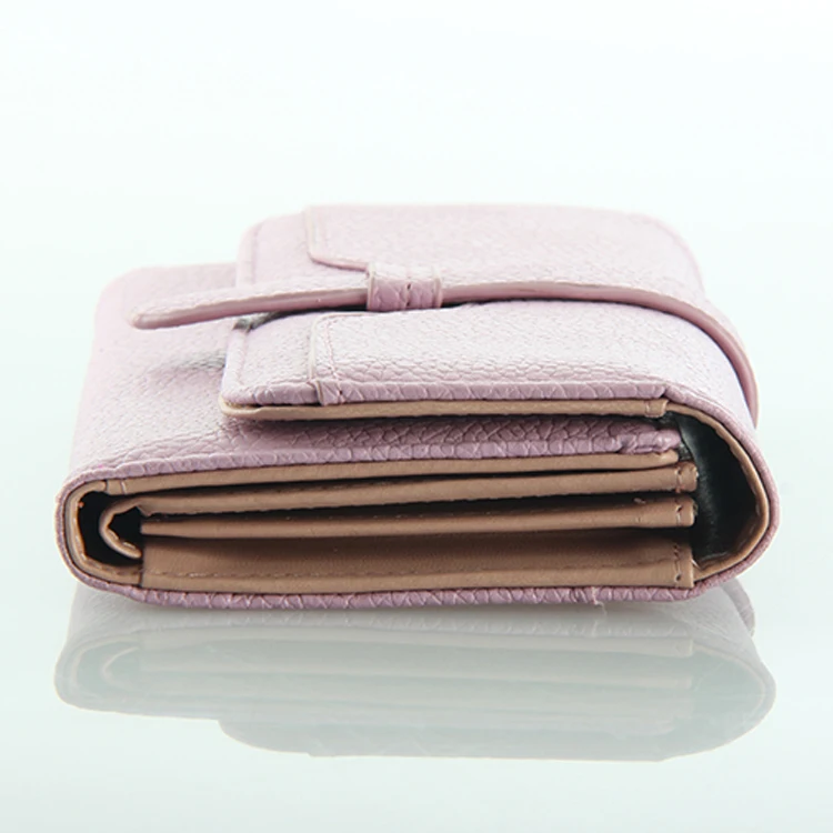 Purse wallet for women girls card holder Pink Mini Leather Wallet