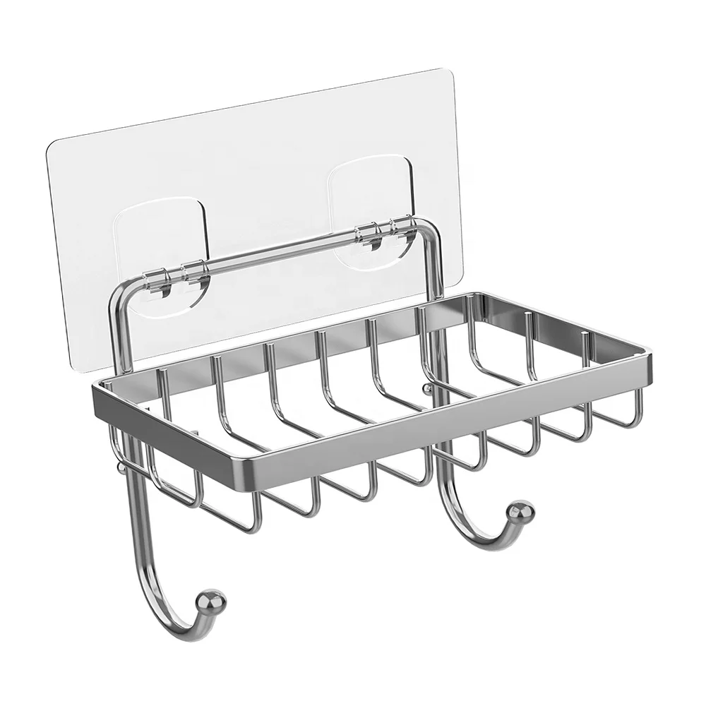 Настенное крепление для ванной комнаты из нержавеющей стали мыльница для ванной мыльница для труб