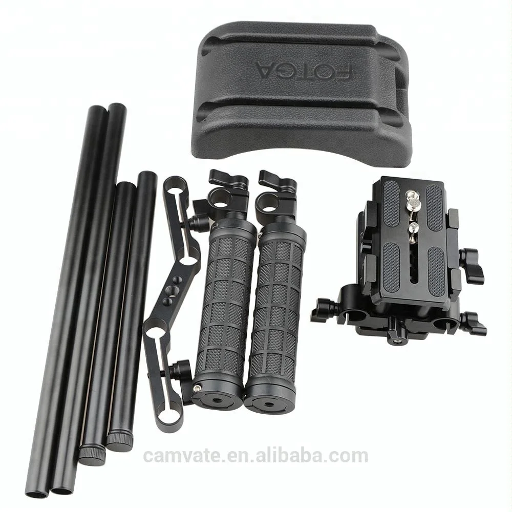 CAMVATE DSLR Shoulder Mount Support Rig Kit Handgrip for Pro DSLR Camera and other