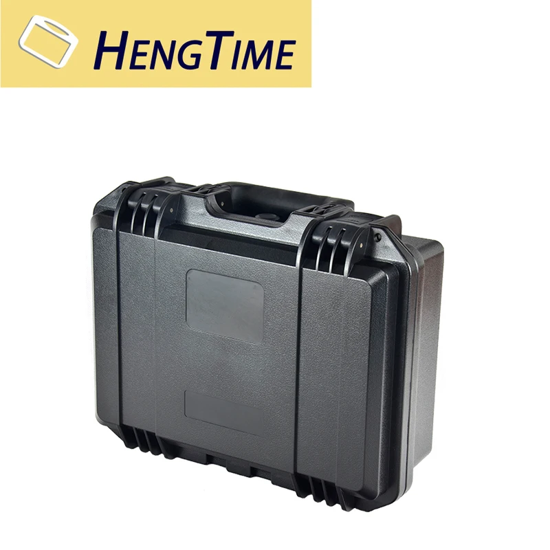 Waterproof briefcase tool safe hard plastic case home storage box with foam inlay