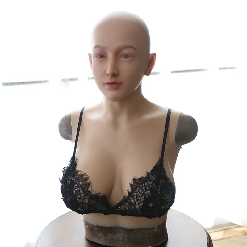 Claire Goddess With Artificial Chest Cosplay Crossdresser Shemale Halloween Masquerade Camouflage Breast Form Drag Queen Boob