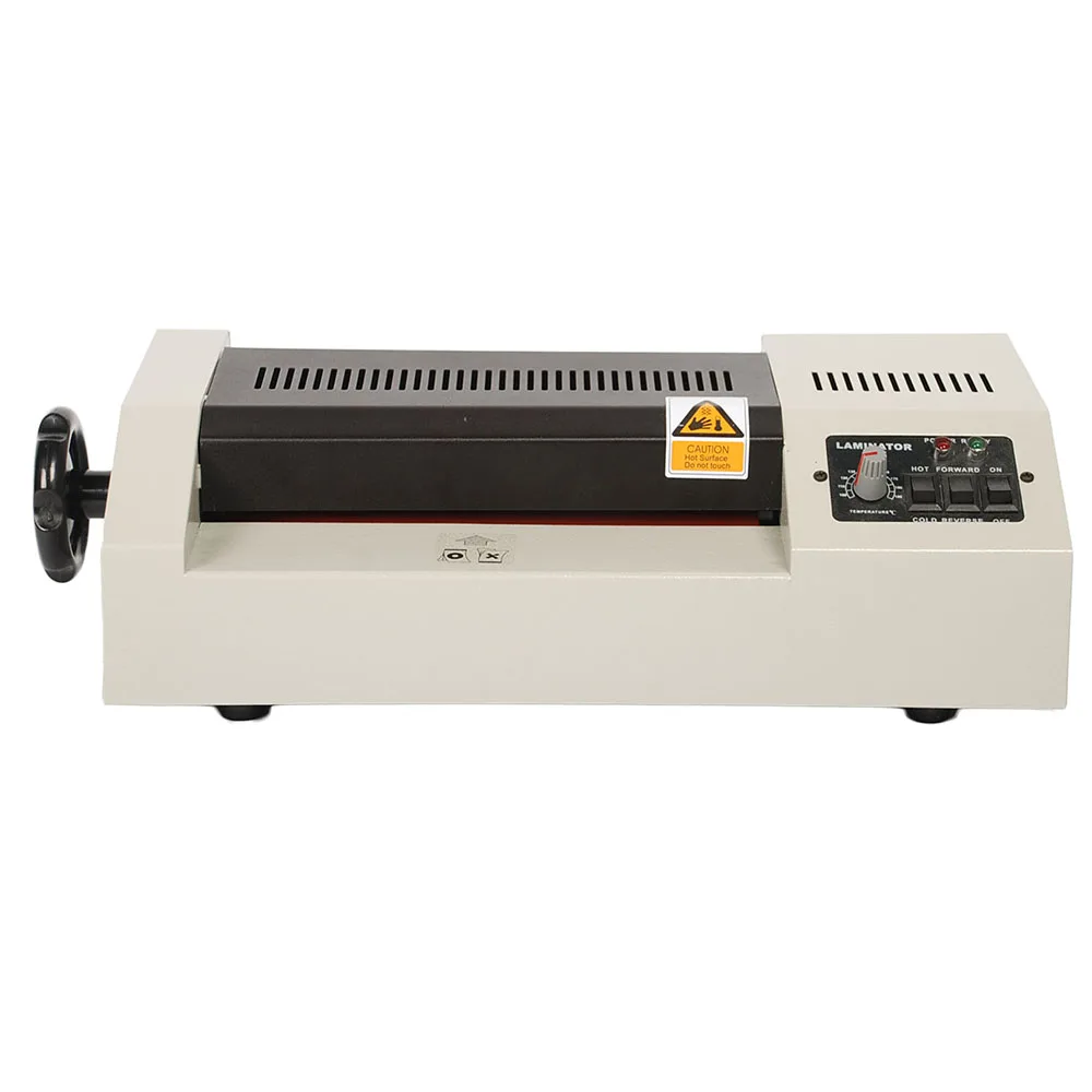
A3 A4 hot thermal laminator machine with knob for photo and paper laminators 