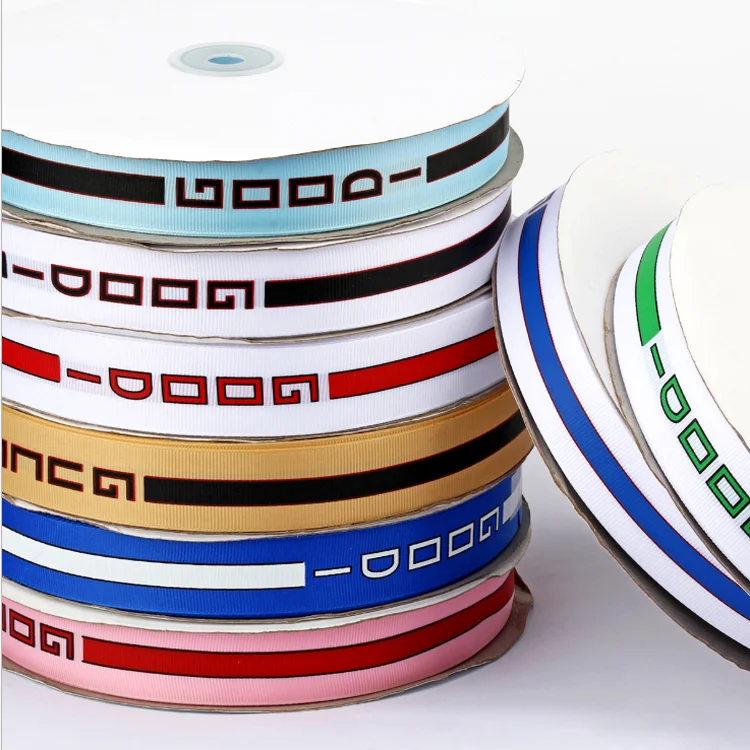 Wholesale 1.5 custom cartoon printed grosgrain ribbon
