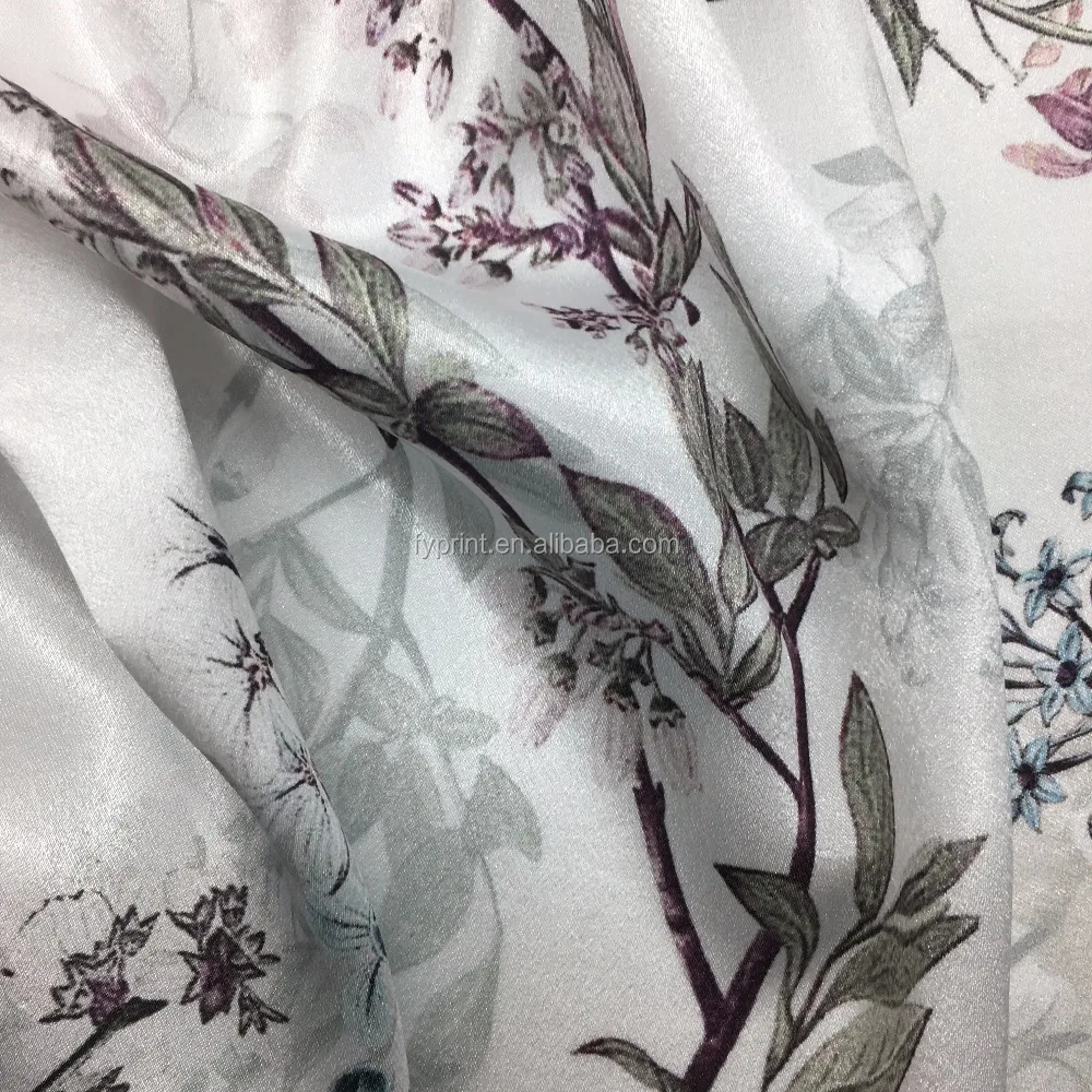 Chinese Manufacturer Custom Fabric Digital Printing Satin
