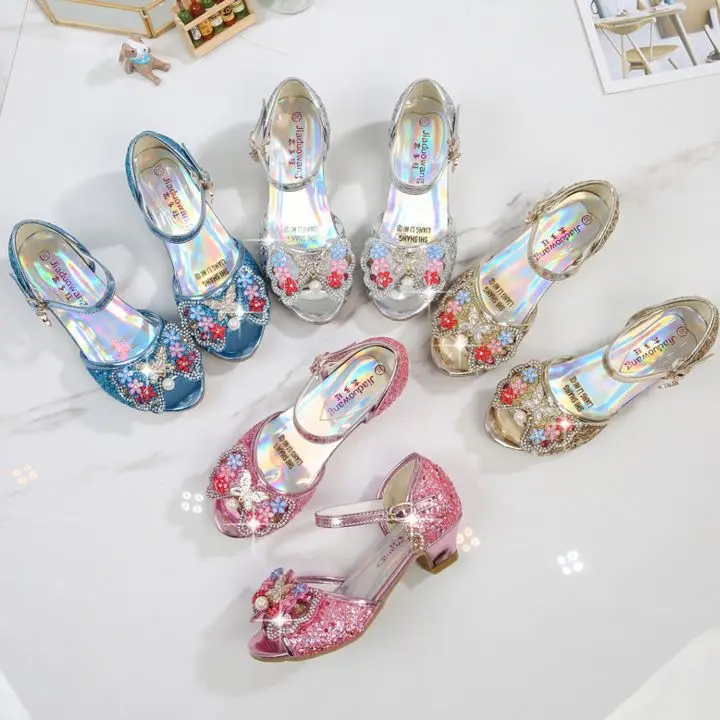 High quality little girl high heels shoes fashion sandal beach sandal At Good Price