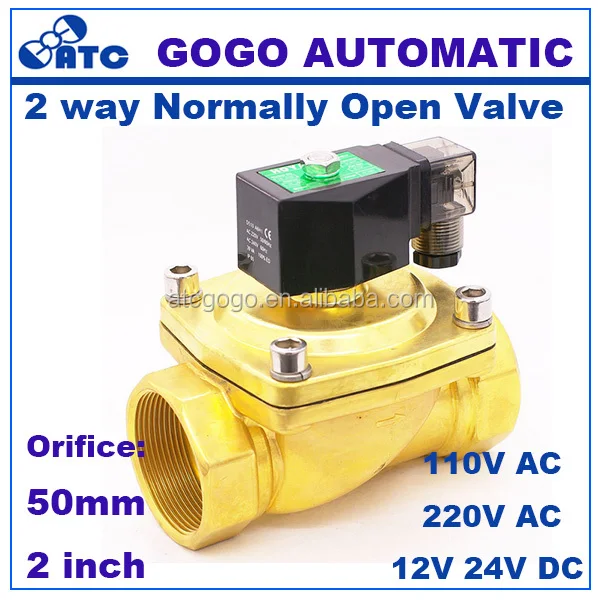 GOGOATC FKM sealed brass zinc water solenoid valve